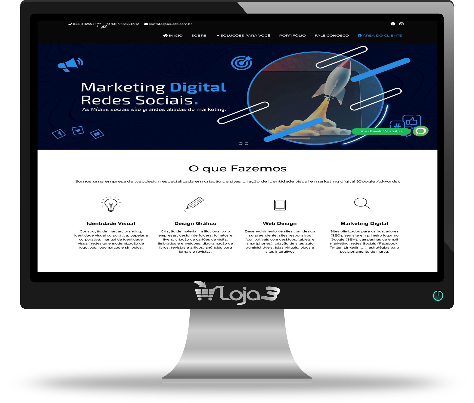 Script Site Para Agência Web e Marketing Digital em PHP 2024