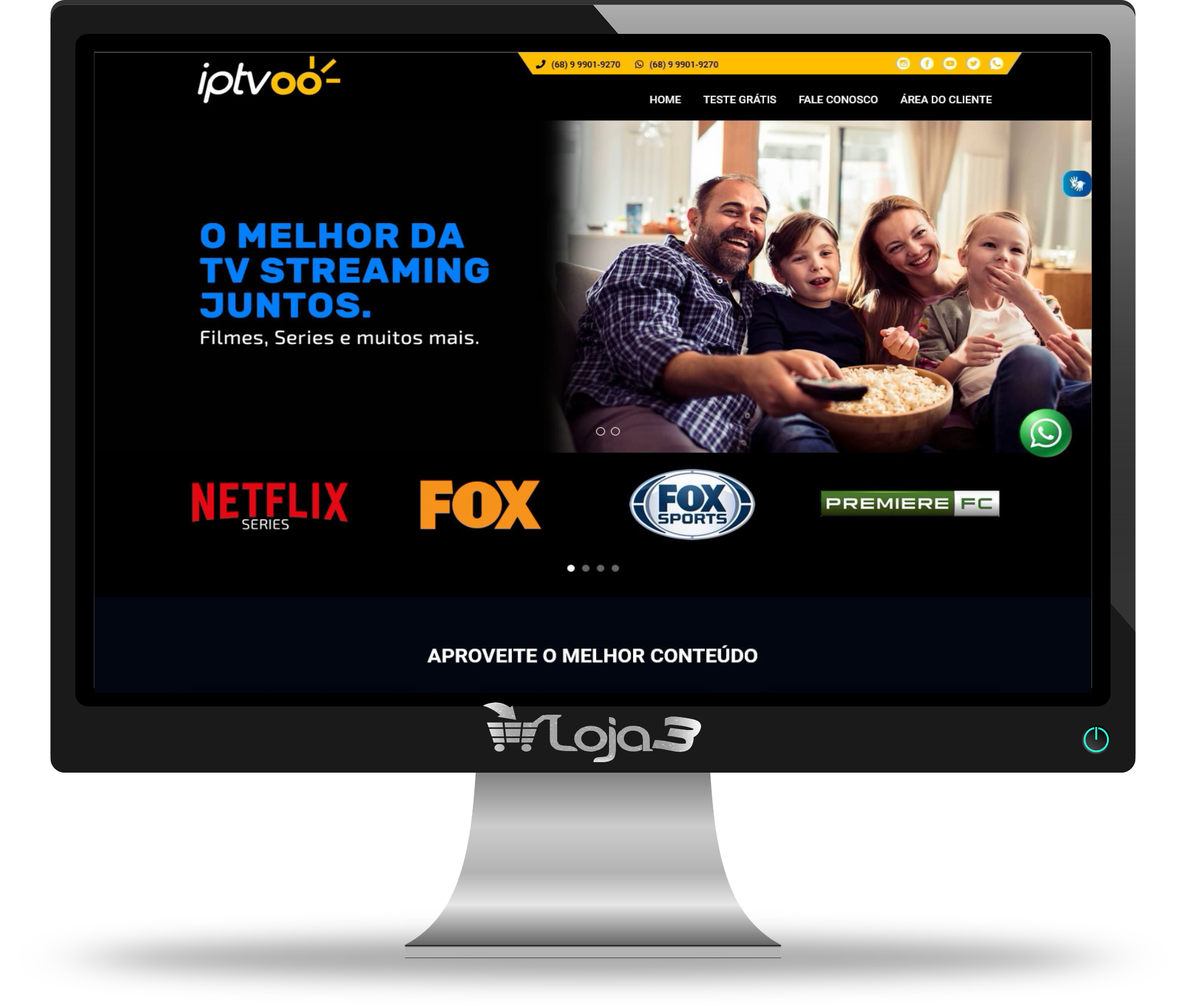 Script Site para IPTV em PHP com Painel Administrador 2024